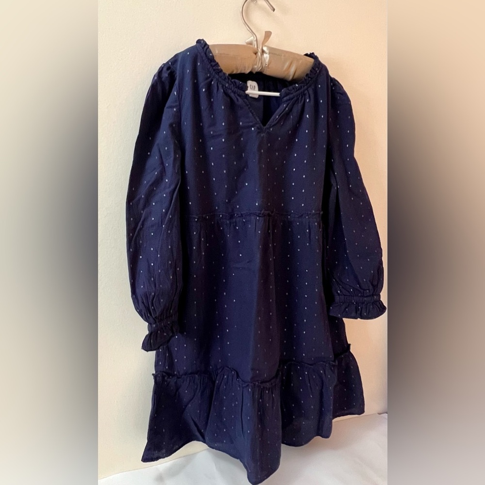 𝐆𝐀𝐏 Kids Puff Sleeve Dress 𝐬𝐢𝐳𝐞 𝐋(𝟏𝟎)